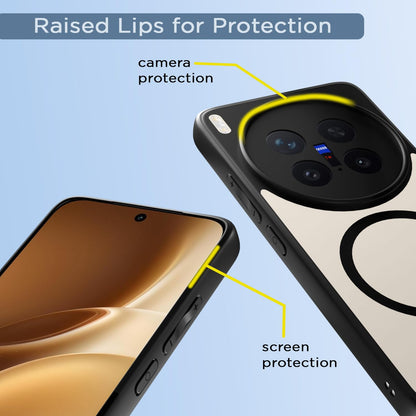 Pikkme black mag-safe mobile cover for Vivo X300 Pro 5G – photo 4