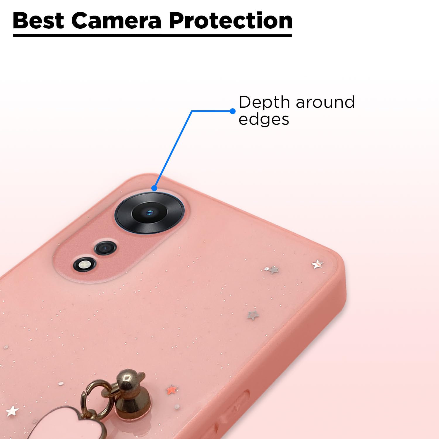 Pikkme Oppo A78 5G pink mobile back cover – photo 2