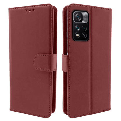 Pikkme Mi 11i 5G/11i Magnetic brown wallet flip cover