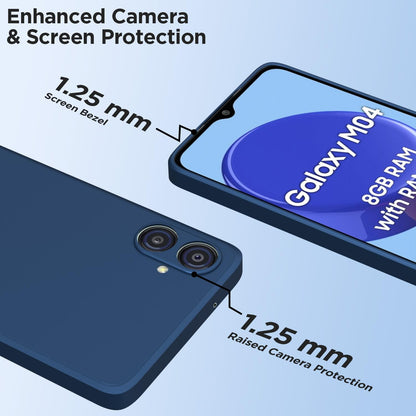 Pikkme blue Liquid Silicone phone cover for Samsung M04/F04/A04e – photo 6