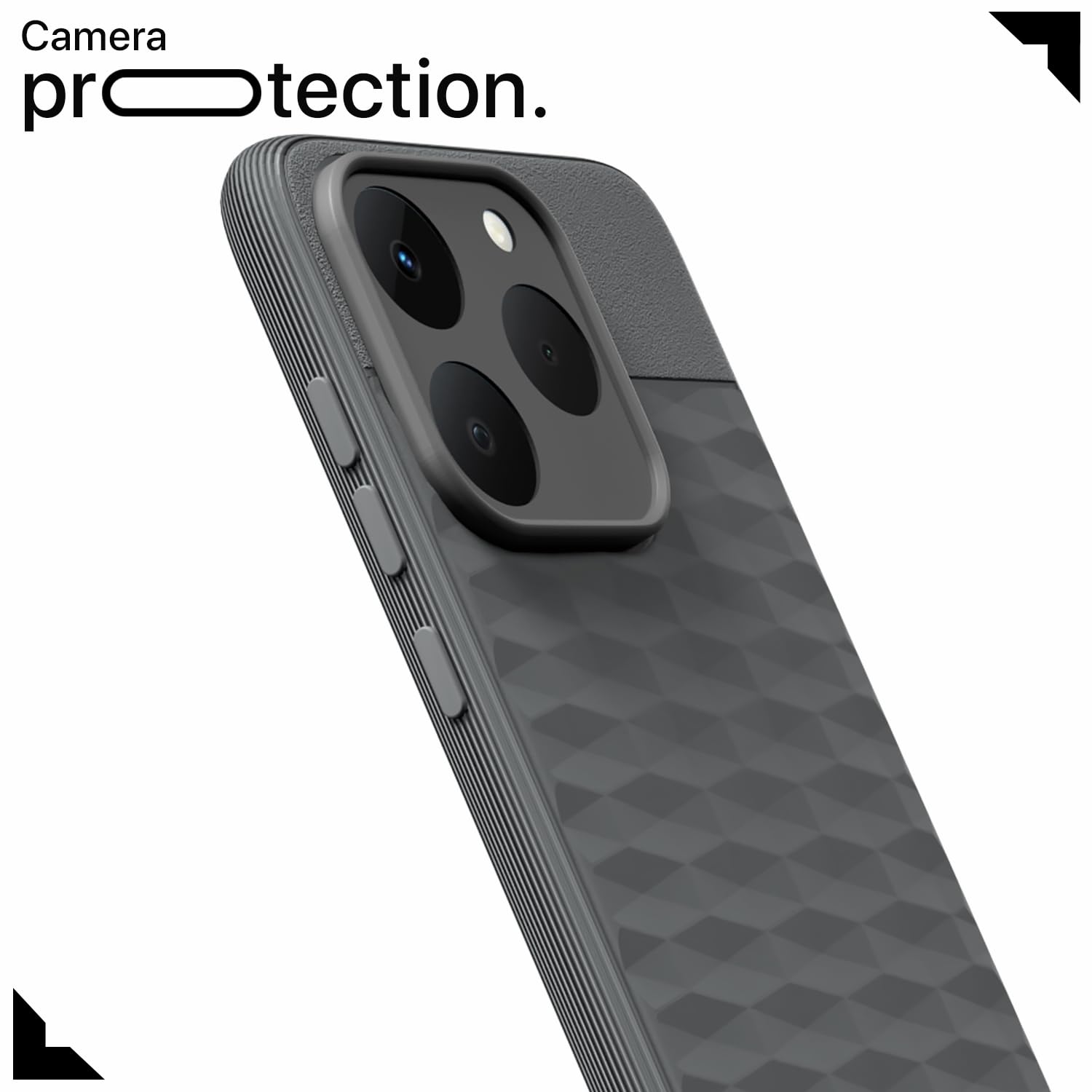 Realme 15T/Narzo 90 5G mobile back cover in grey by Pikkme – photo 5