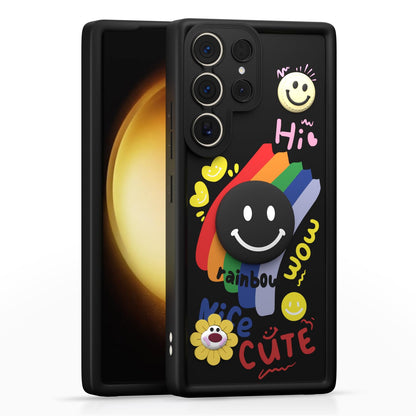 Samsung S23 Ultra 5G mobile cover in black by Pikkme