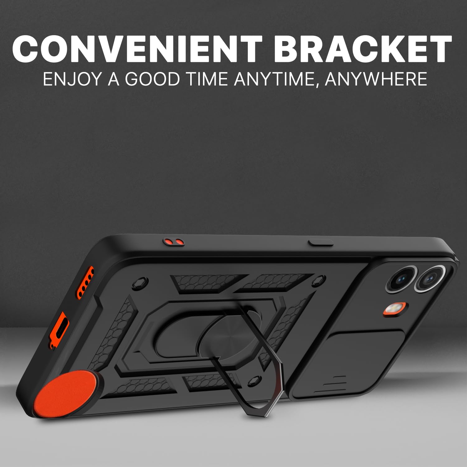 Pikkme black mobile back cover for CMF Phone 1 – photo 3