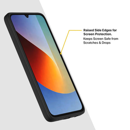 Black Leather mobile back cover for Redmi A7 5G – Pikkme – photo 6