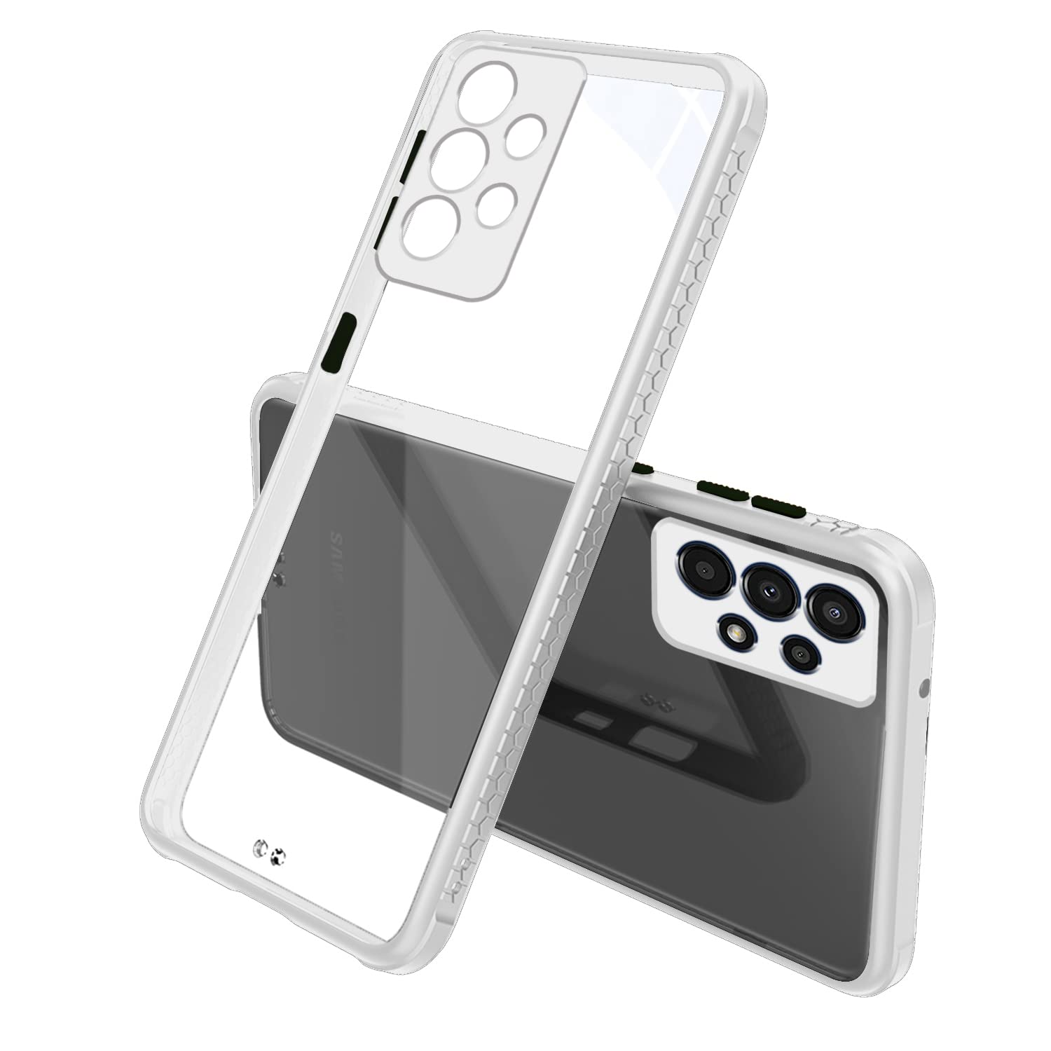Pikkme white Clear phone cover for Samsung A33 5G