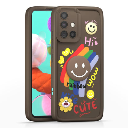 Samsung A51 back cover in brown by Pikkme