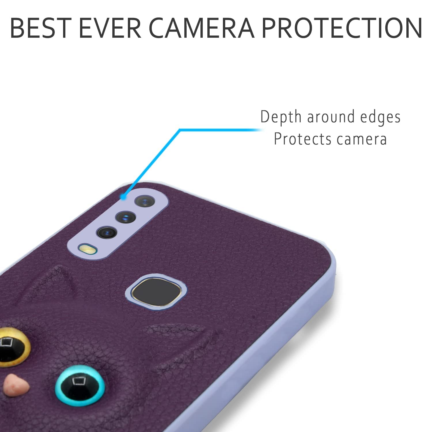 Pikkme purple Cat back cover for Vivo Z1 Pro – photo 5