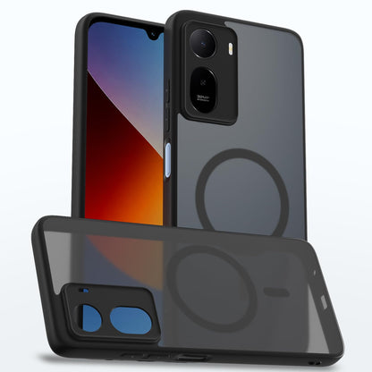 Black smoke mag-safe MagSafe back cover for Redmi A7 Pro/Poco C85x 5G – Pikkme