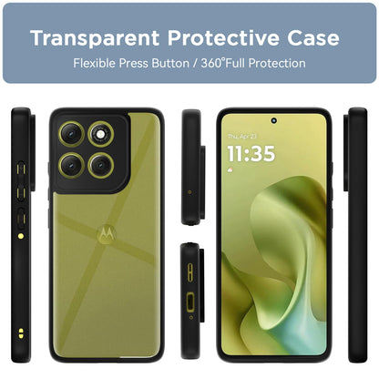 Moto G86 Power 5G Hybrid phone cover in black by Pikkme – photo 3