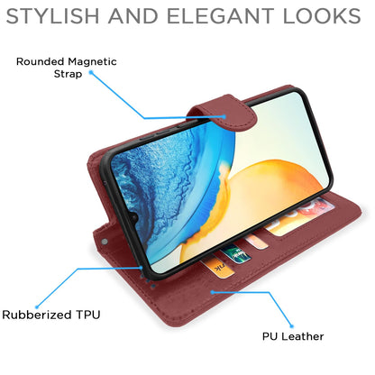 Pikkme brown Wallet flip cover for Vivo V20 Pro – photo 3