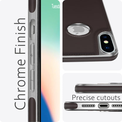 iPhone X/XS mobile cover in chrome coffee by Pikkme – photo 6