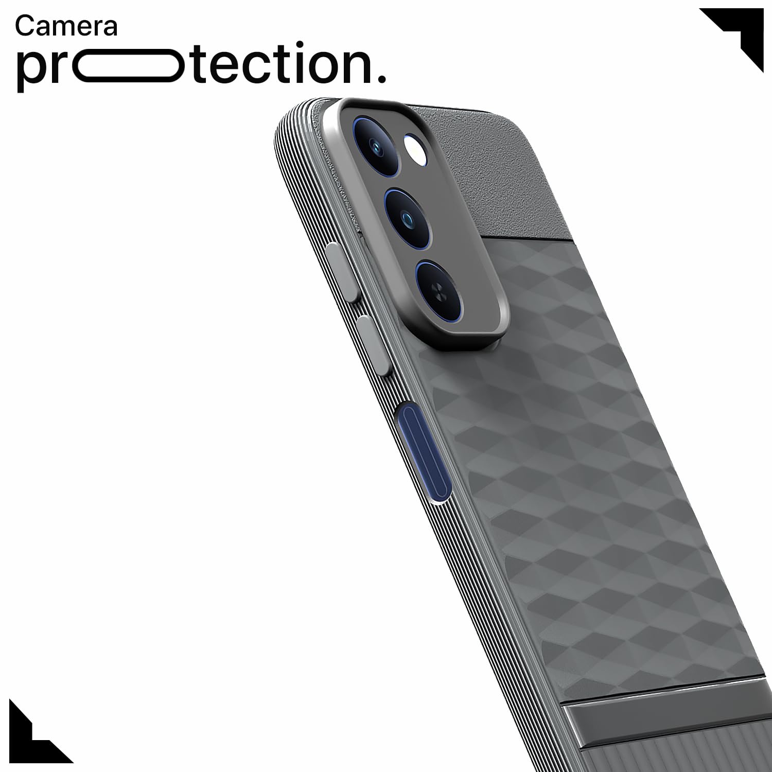 Realme P4 Lite 5G Silicone phone cover in grey by Pikkme – photo 5