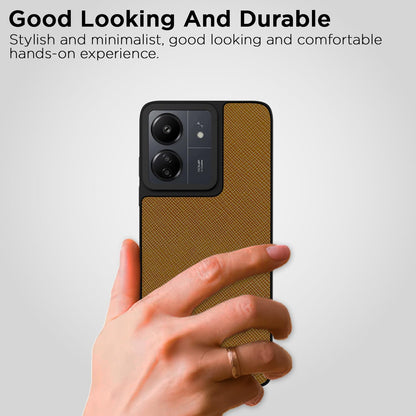 Tan Leatherback mobile back cover for Redmi 13C 4G/5G/Poco C65/Poco M6 5G – Pikkme – photo 7