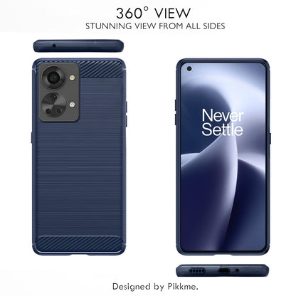 Pikkme blue Hybrid mobile cover for OnePlus Nord 2T 5G – photo 2