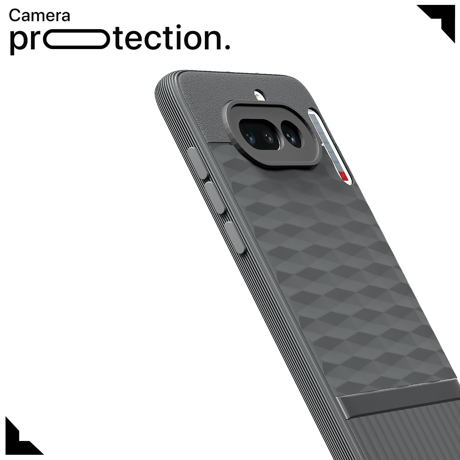 Grey Silicone back cover for Nothing Phone 4a 5G – Pikkme – photo 5