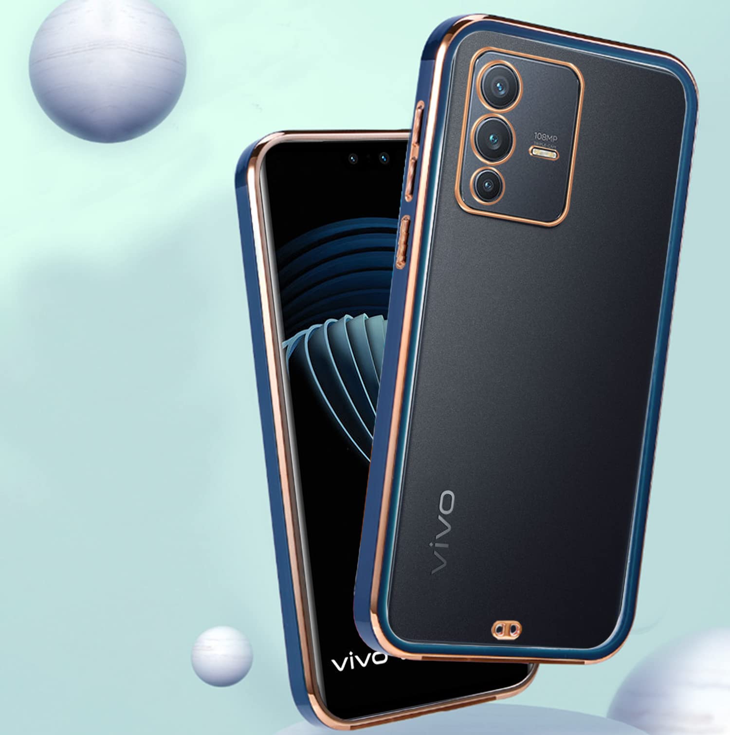 Pikkme blue phone cover for Vivo V23 5G – photo 4