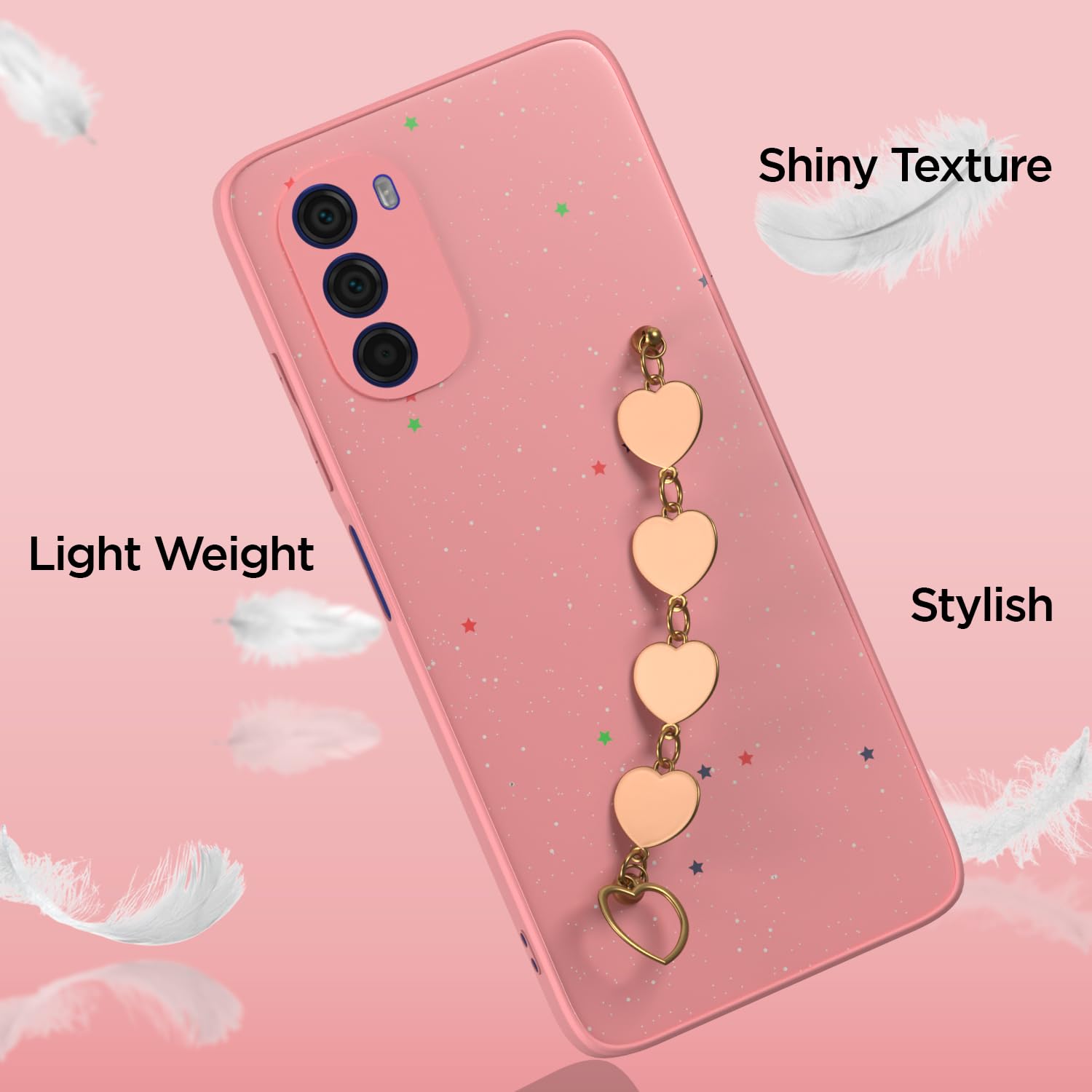 Pink Chain phone cover for Moto G51 5G – Pikkme – photo 4
