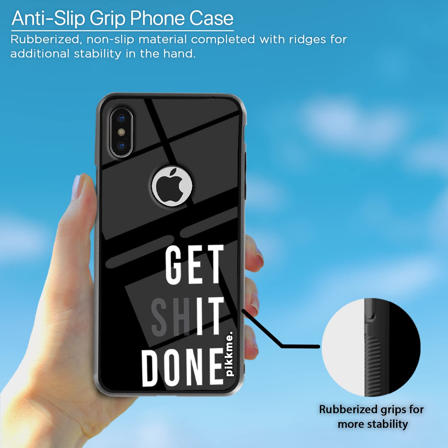 iPhone X/XS Hybrid mobile cover by Pikkme – photo 5