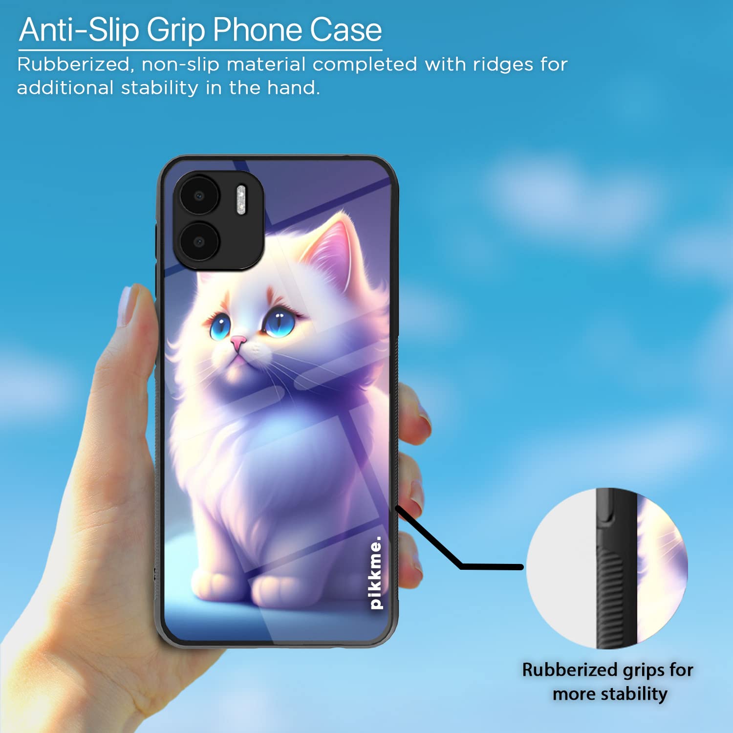 Redmi A1/A2 Cat mobile back cover by Pikkme – photo 5