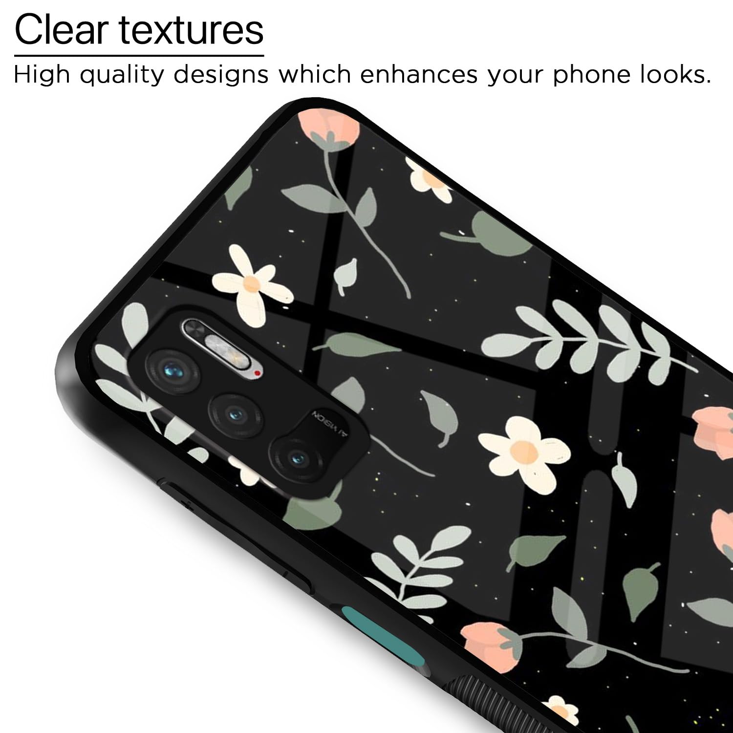 Pikkme Redmi Note 10T/Poco M3 Pro 5G Flower mobile cover – photo 4