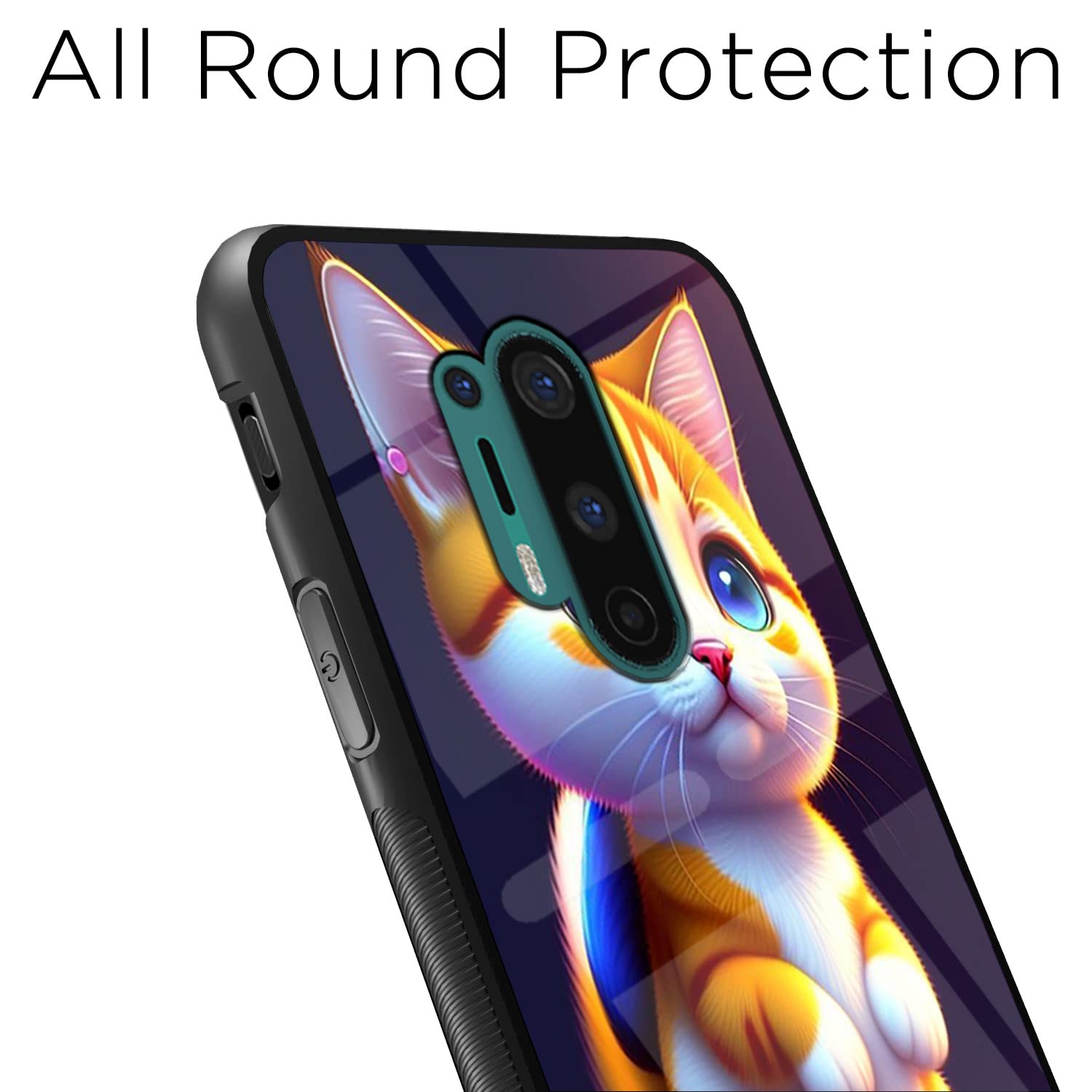 Pikkme OnePlus 8 Pro Cat mobile back cover – photo 7