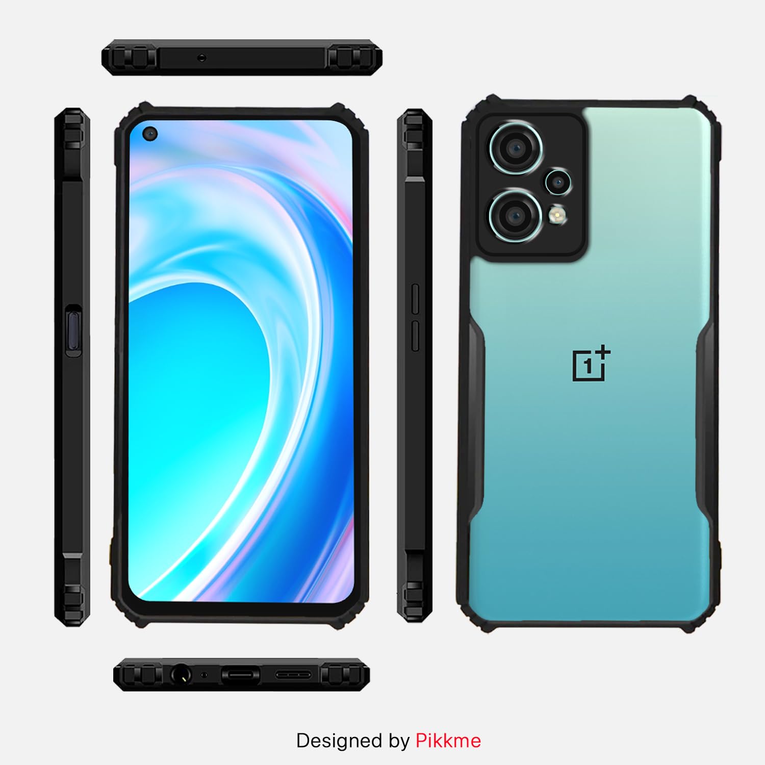 Pikkme black back cover for OnePlus Nord CE 2 Lite 5G – photo 3