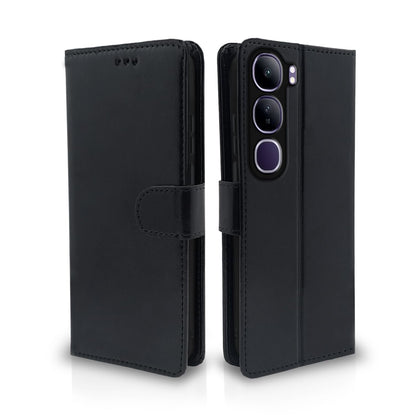 Black wallet flip cover for Vivo Y300 5G – Pikkme