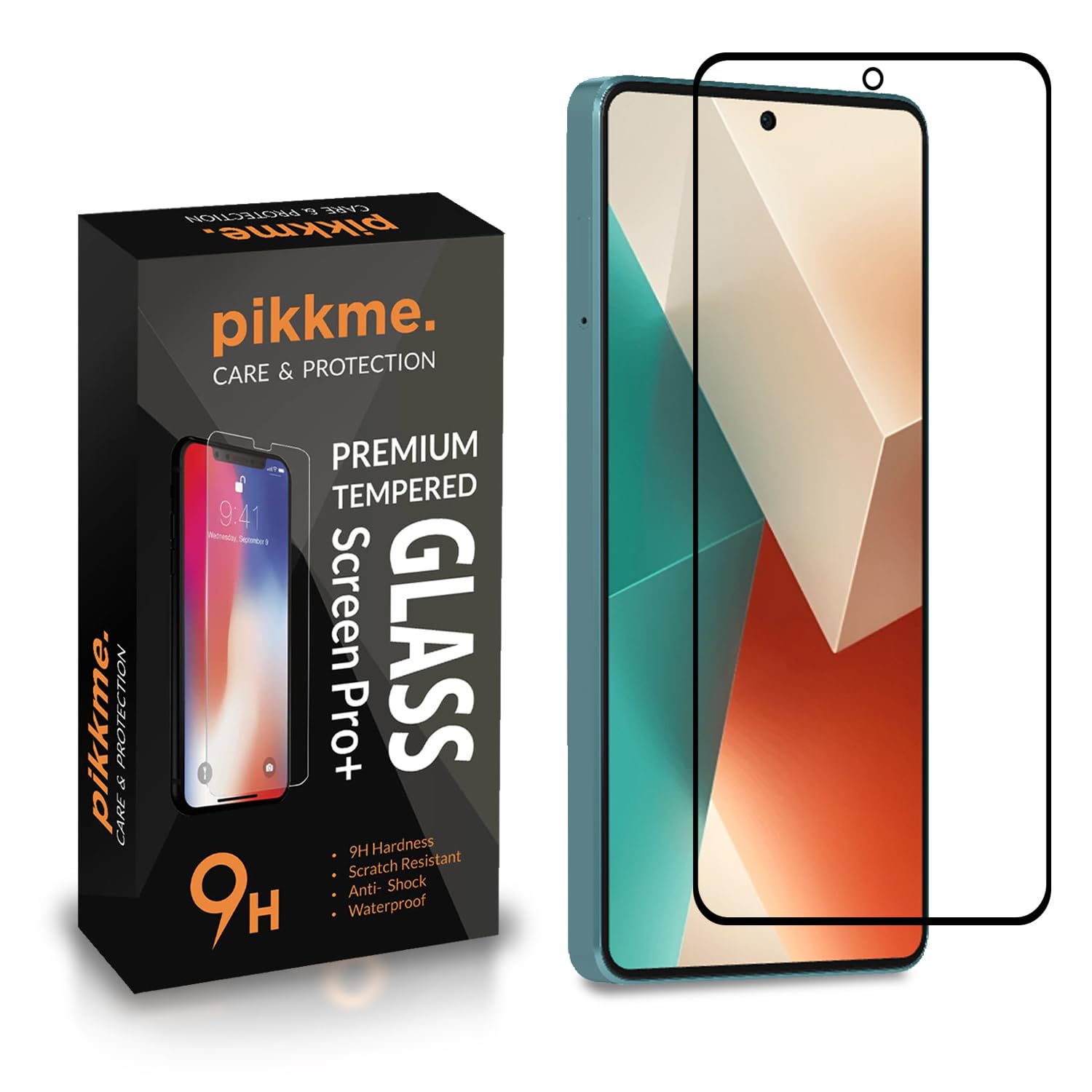 Tempered glass screen guard for Redmi Note 13 5G – Pikkme