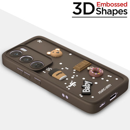 Pikkme brown phone cover for Oppo Reno 12 Pro 5G – photo 3