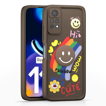 Redmi Note 11 Pro/Note 11 Pro Plus 5G mobile back cover in brown by Pikkme