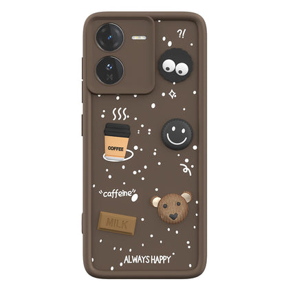 iQOO Z9 5G/3D Silicone mobile cover in brown by Pikkme – photo 7