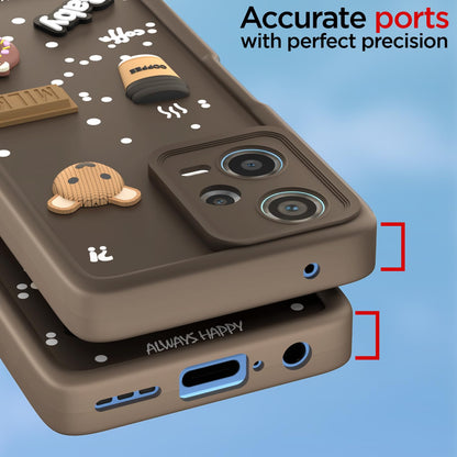 Brown mobile cover for Redmi Note 12 Pro 5G – Pikkme – photo 4