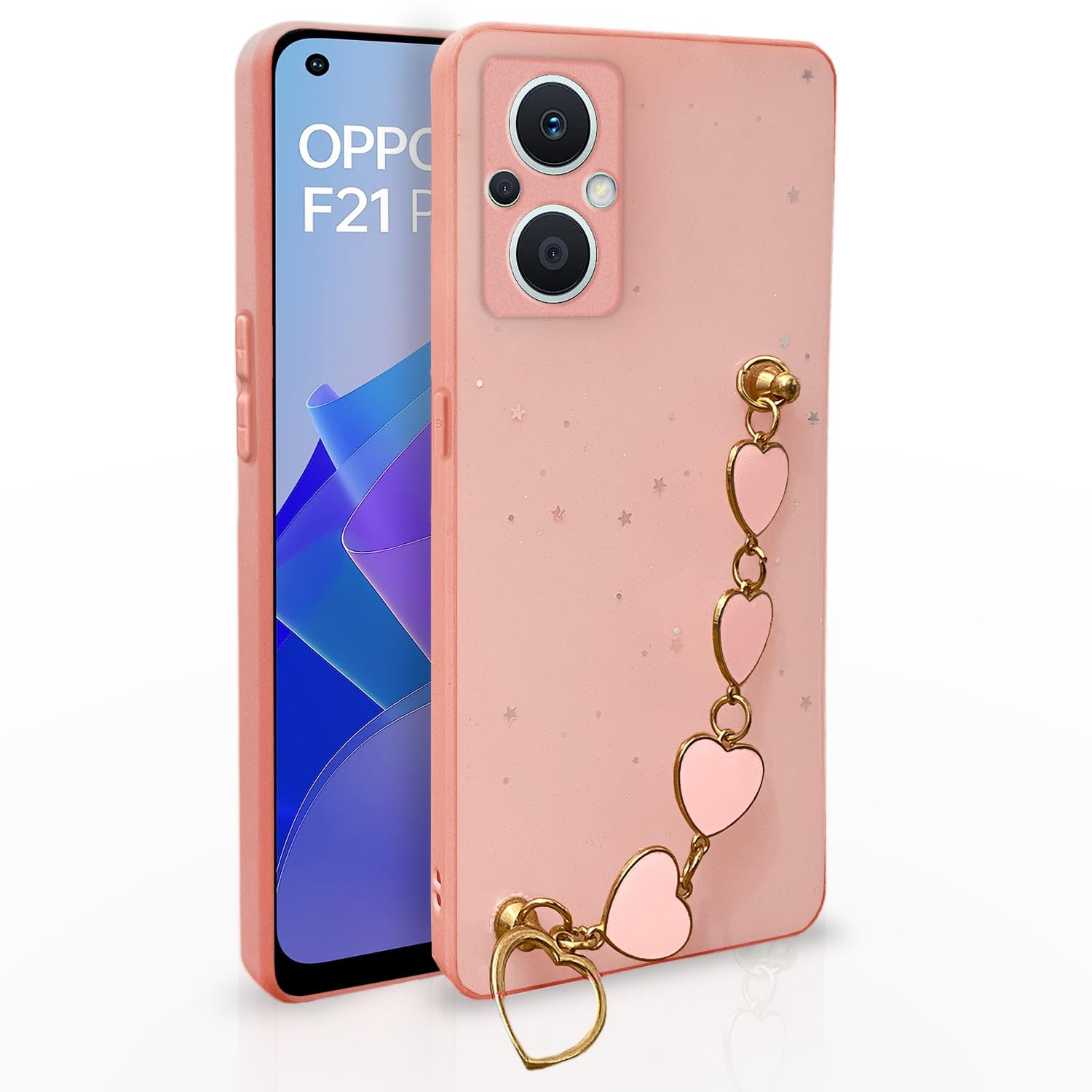 Pink Chain mobile cover for Oppo F21 Pro/F21s Pro 5G – Pikkme