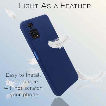Pikkme Redmi Note 11/Note 11s Liquid Silicone blue phone cover – photo 3