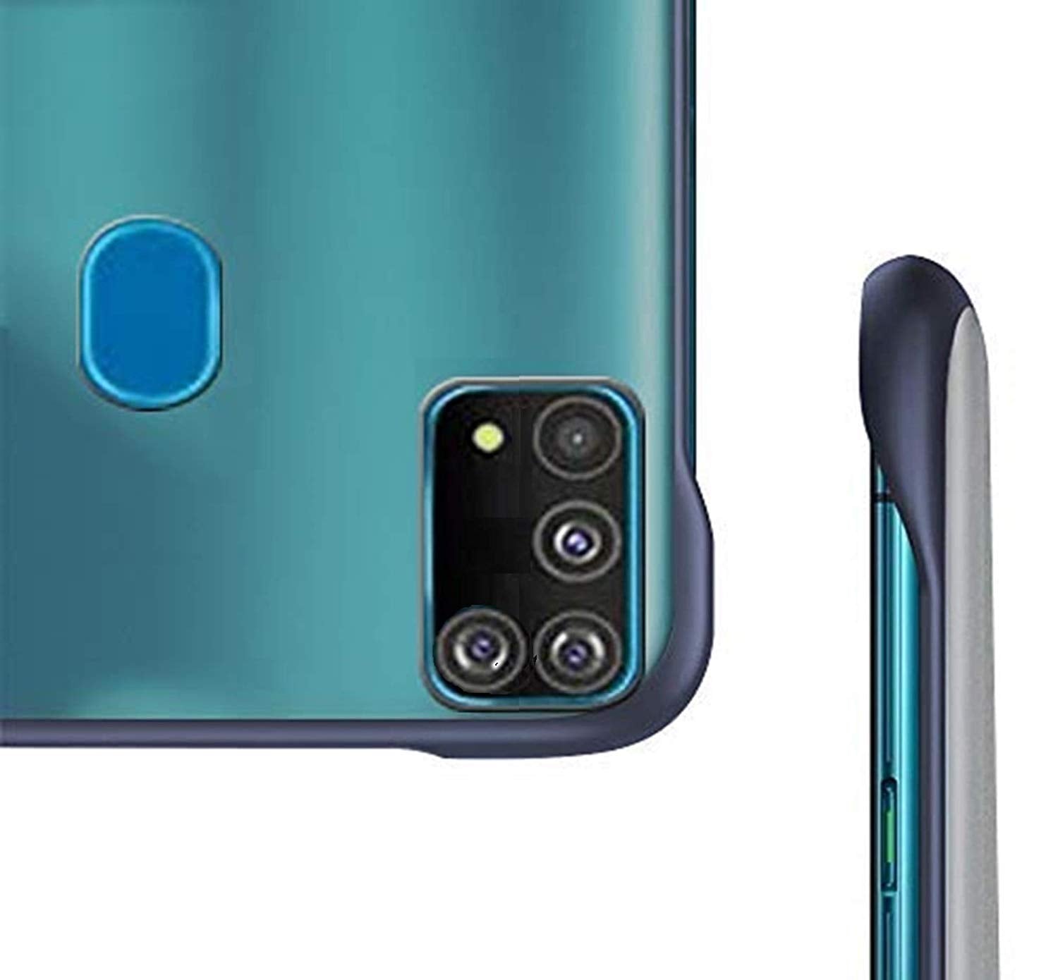 Blue Frameless back cover for Samsung M31 – Pikkme – photo 2