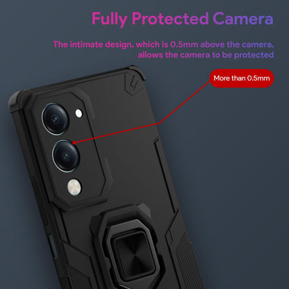 iQOO Z10 Lite 5G/Vivo T4 Lite 5G/Y19 5G/Y19e/Y04 4G/Y29s 5G Tough Armor back cover in black by Pikkme – photo 6