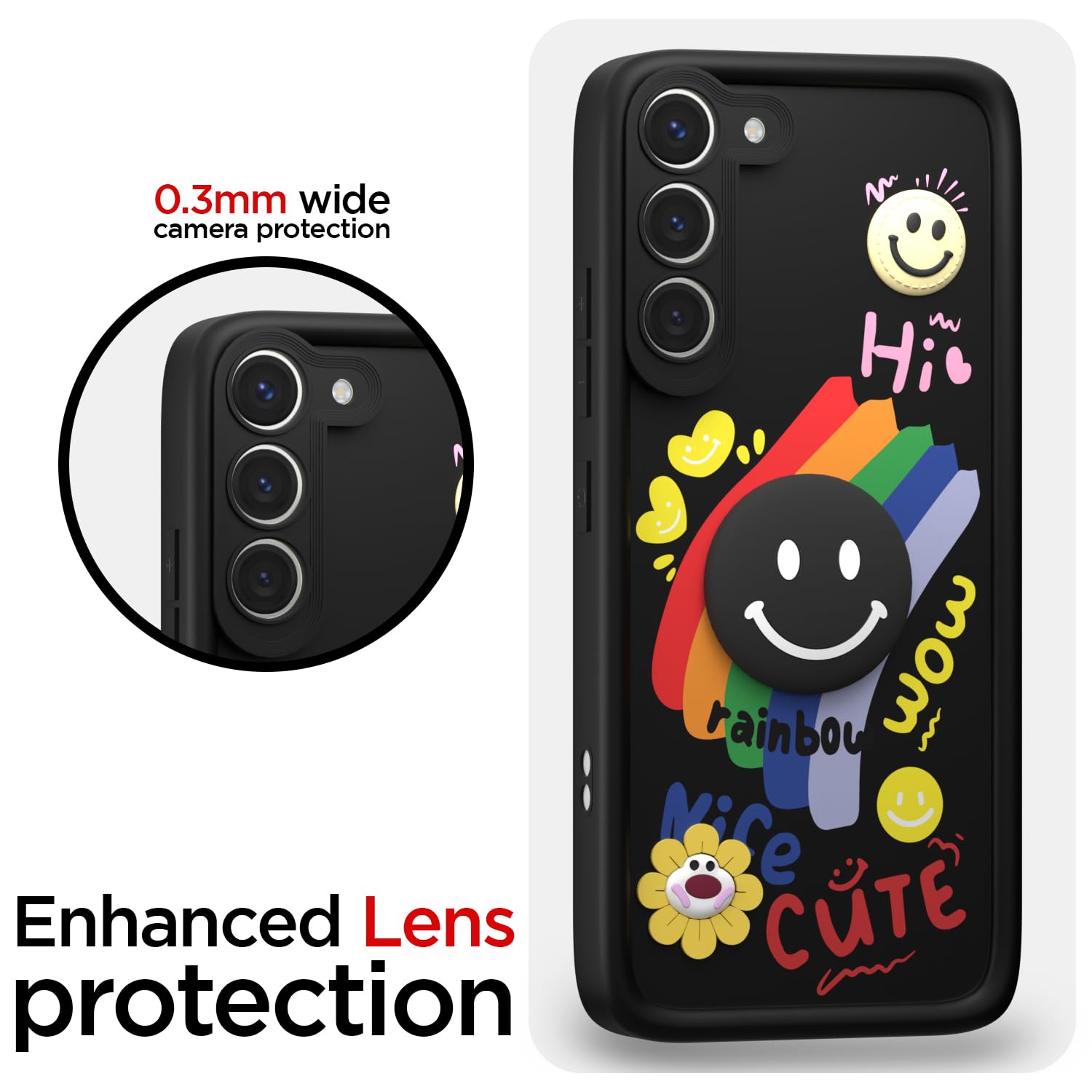 Black Soft Silicone phone cover for Samsung S23 5G – Pikkme – photo 5