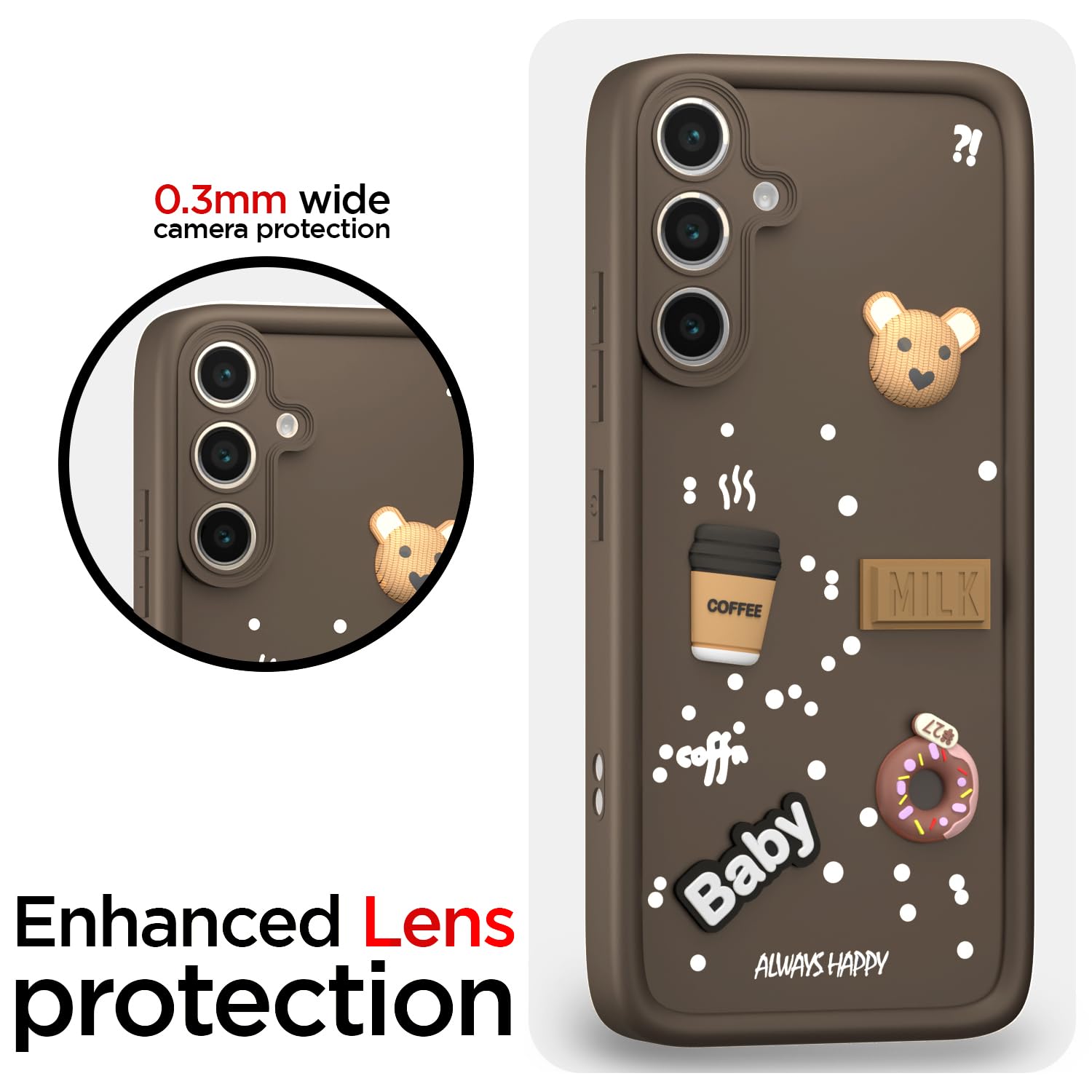 Pikkme Samsung S24 FE 5G/3D brown back cover – photo 5