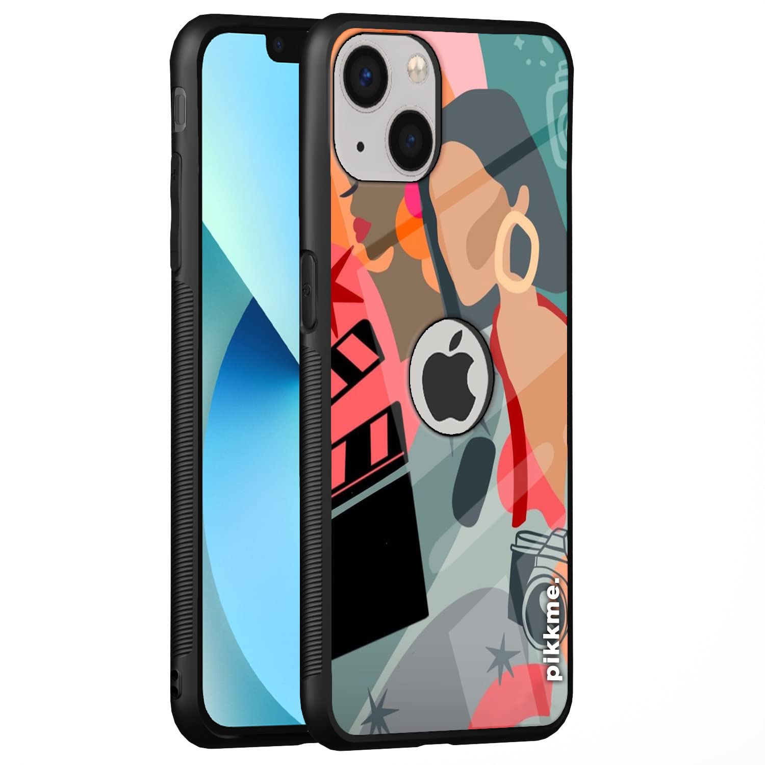 Pikkme Hybrid mobile back cover for iPhone 13