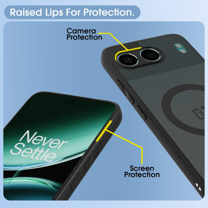 Pikkme OnePlus Nord 4 5G MagSafe black smoke mag-safe back cover – photo 4