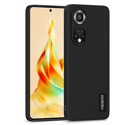Pikkme black mobile back cover for Oppo Reno 8T 5G