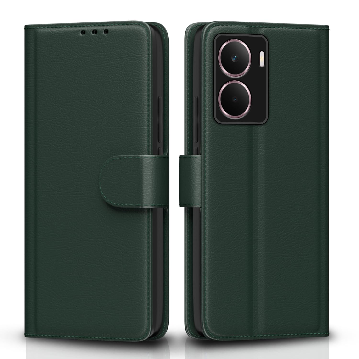 Pikkme Realme P3 5G Vintage Flip Cover - Green