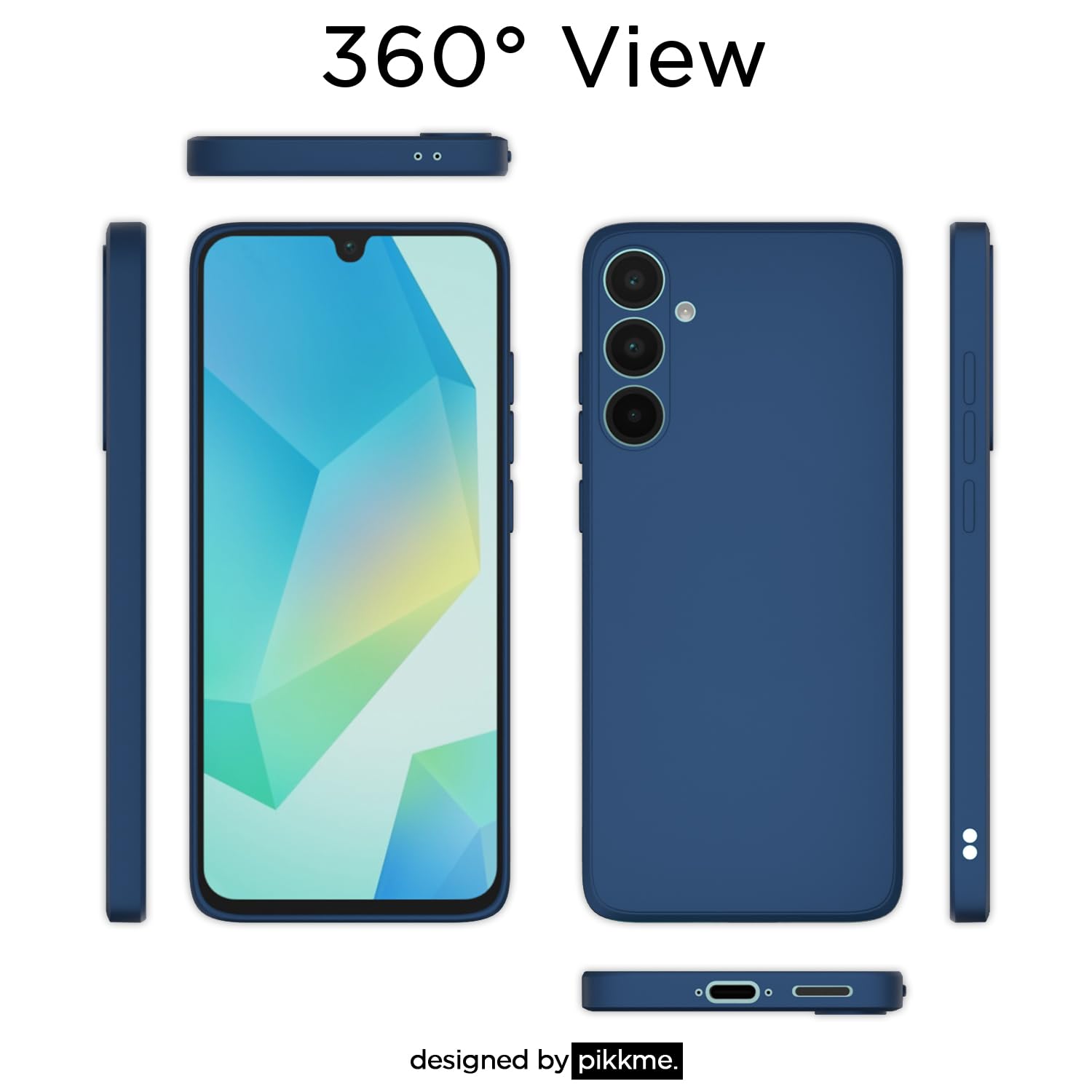Blue mobile cover for Samsung A56 5G – Pikkme – photo 4