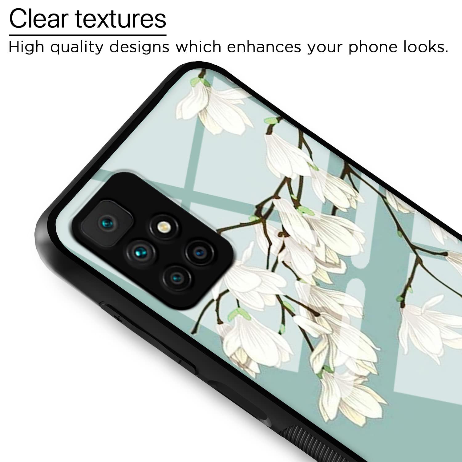 Pikkme Flower mobile back cover for Redmi 10 Prime – photo 4