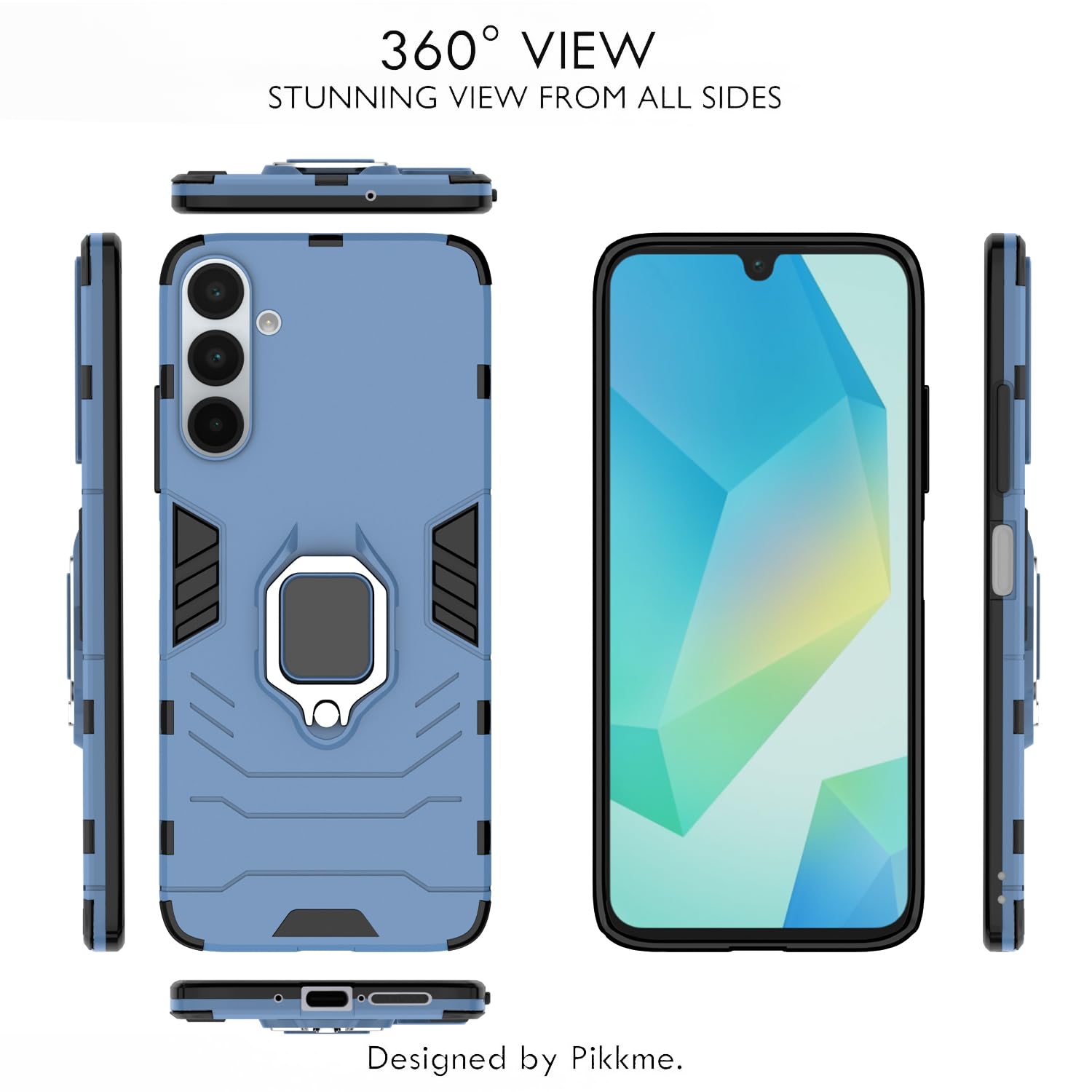Samsung A26 5G phone cover in blue by Pikkme – photo 3