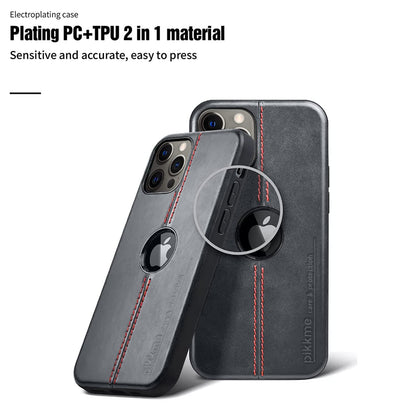 Black Leather phone cover for iPhone 12 Pro Max – Pikkme – photo 8