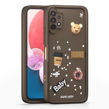 Brown Silicone phone cover for Samsung A13 4G/A13 5G – Pikkme