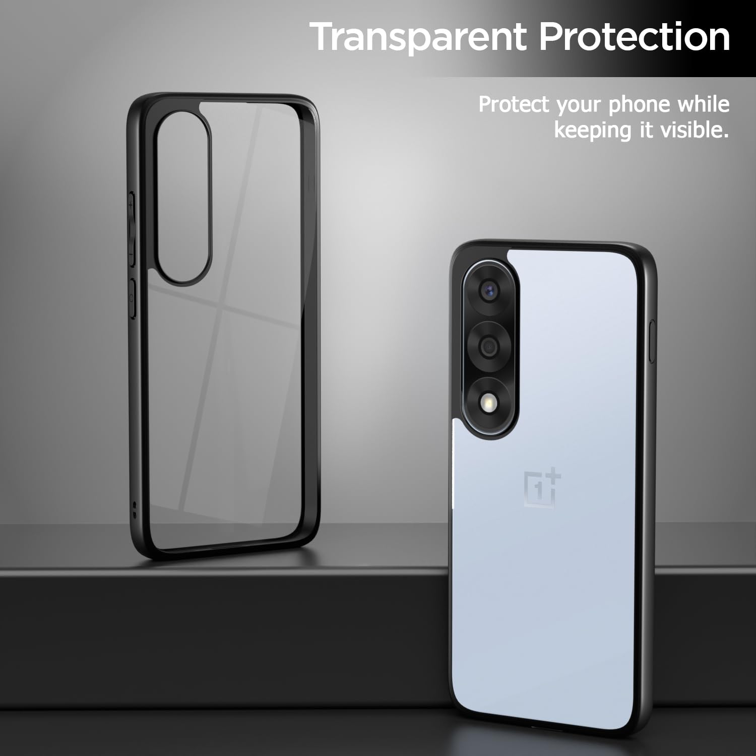 OnePlus Nord 5 5G Hybrid back cover in black by Pikkme – photo 2