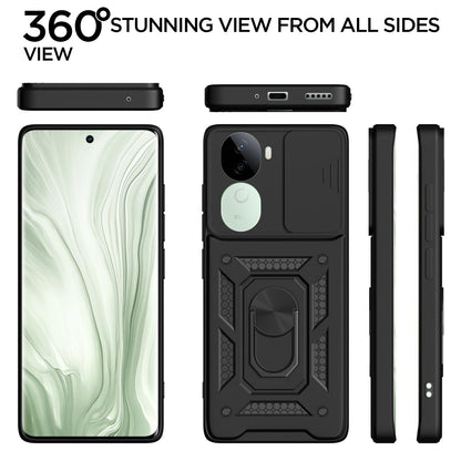 Black D10 Camera Shield mobile cover for Vivo V40e 5G/iQOO Z9s 5G/360 – Pikkme – photo 5