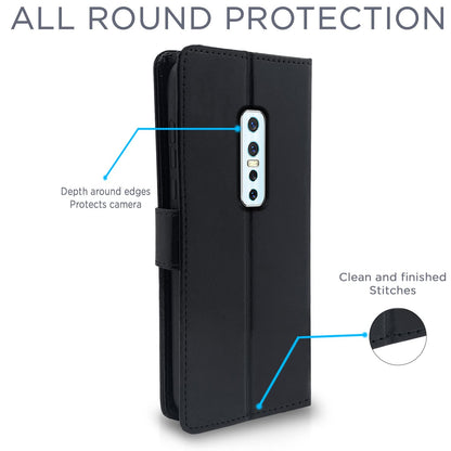Pikkme black mobile flip cover for Vivo V17 Pro – photo 4